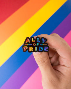 Ally of pride — enamel pin