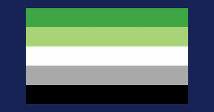 What is the Aromantic pride flag and what does it mean?