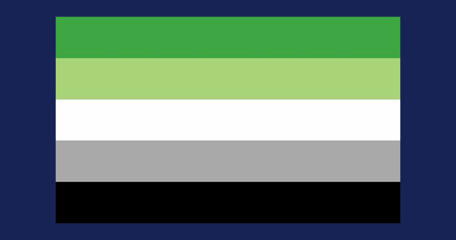 What is the Aromantic pride flag and what does it mean?