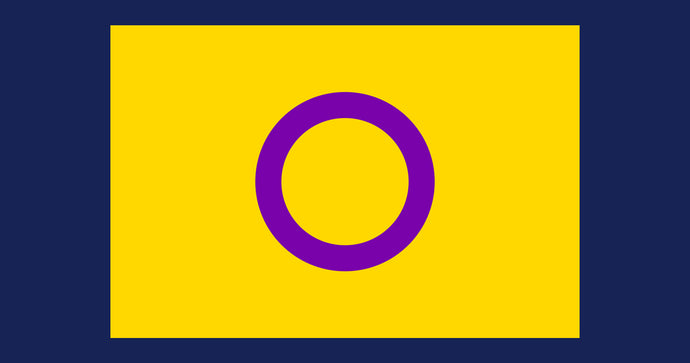 What is the Intersex pride flag and what does it mean?