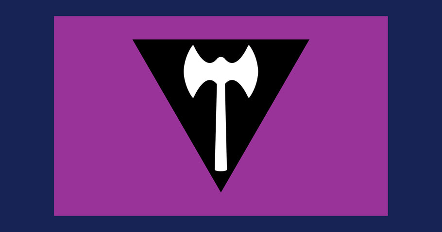 What is the Lesbian Labrys pride flag and what does it mean?