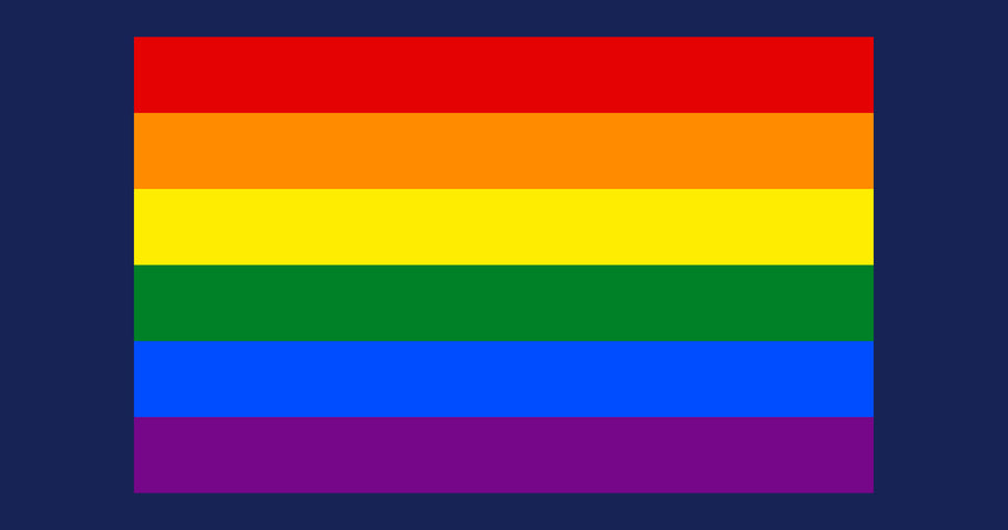 What is the LGBTQ+ rainbow pride flag and what does it mean?