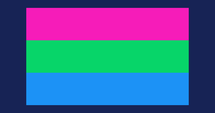 What is the Polysexual pride flag and what does it mean?