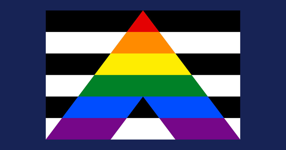 What is the Straight Ally pride flag and what does it mean?