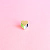 Golden Heart (aromantic)— enamel pin