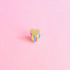 Golden Heart (pansexual)— enamel pin