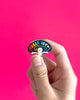 Queer joy — enamel pin