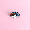 Queer joy — enamel pin