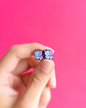 Load image into Gallery viewer, Transeratops — mini stud earrings