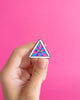 Queer eye (bisexual) — enamel pin