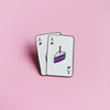 Ace of cakes — enamel pin