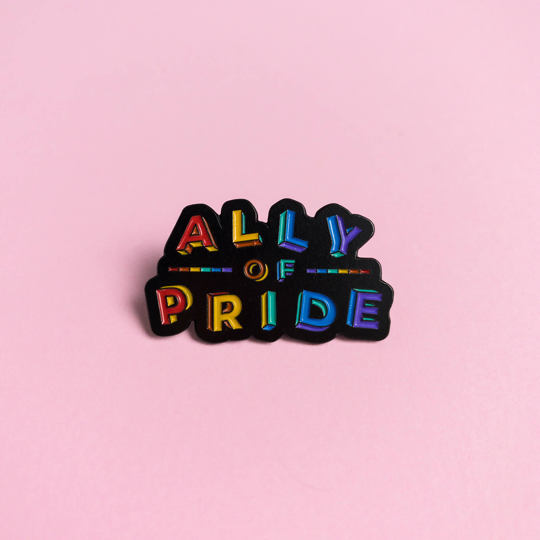 Ally of pride — enamel pin