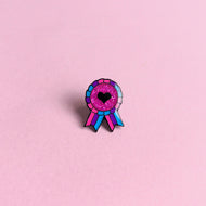 Bisexual Award Badge — enamel pin