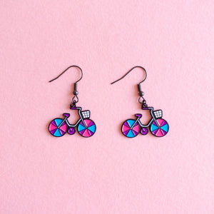 Bicycle — earrings