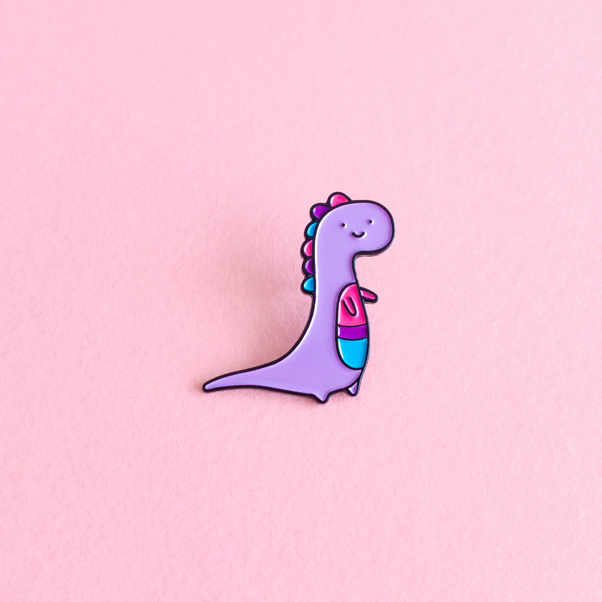 Binosaur — enamel pin