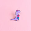 Binosaur — enamel pin