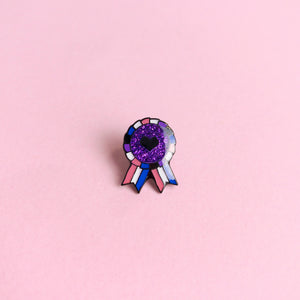 Genderfluid Award Badge — enamel pin