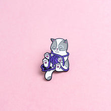 Load image into Gallery viewer, Kitten (asexual / demisexual) — enamel pin