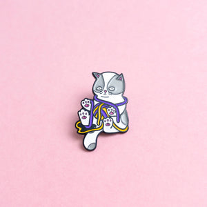 Kitten (enby) — enamel pin