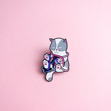 Load image into Gallery viewer, Kitten (omnisexual / omni) — enamel pin