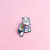 Kitten (rainbow) — enamel pin