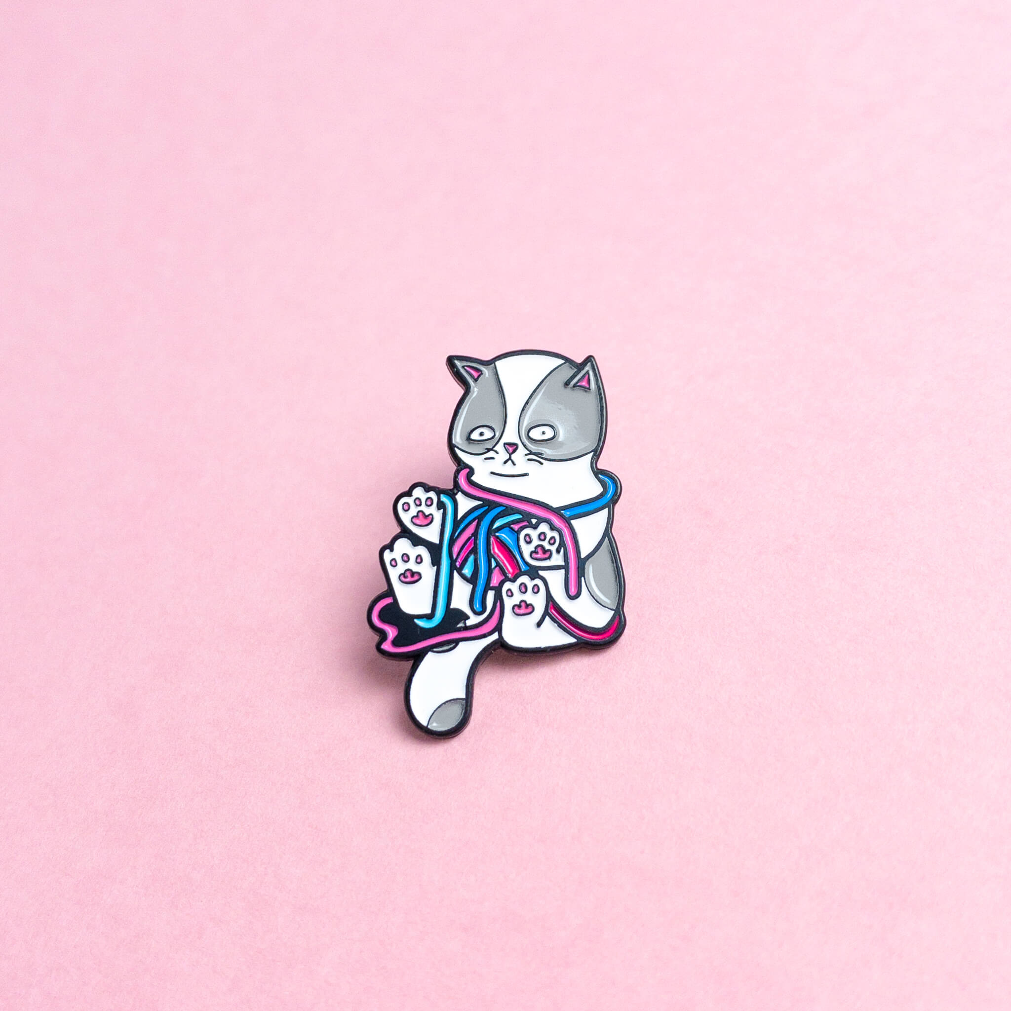 Kitten (transgender) — enamel pin