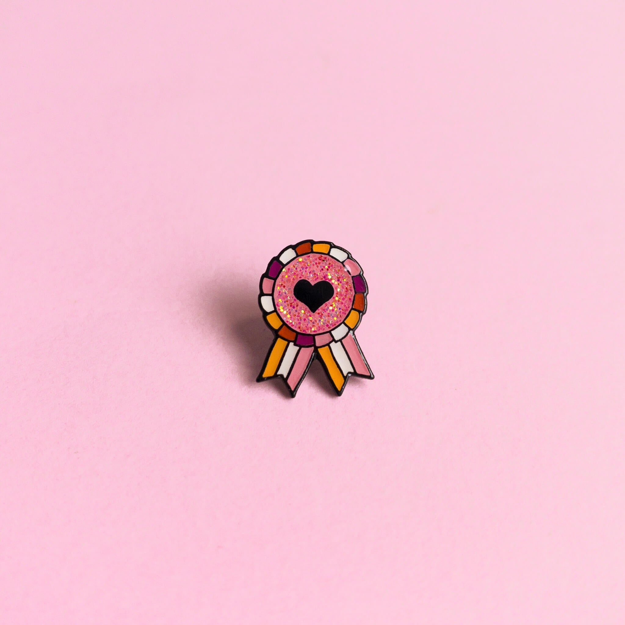 Lesbian Award Badge LGBTQ+ enamel pin – Heckin' Unicorn