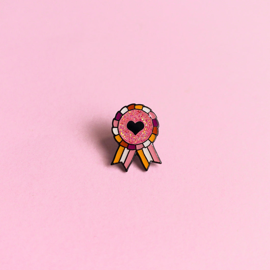 Lesbian Award Badge — enamel pin