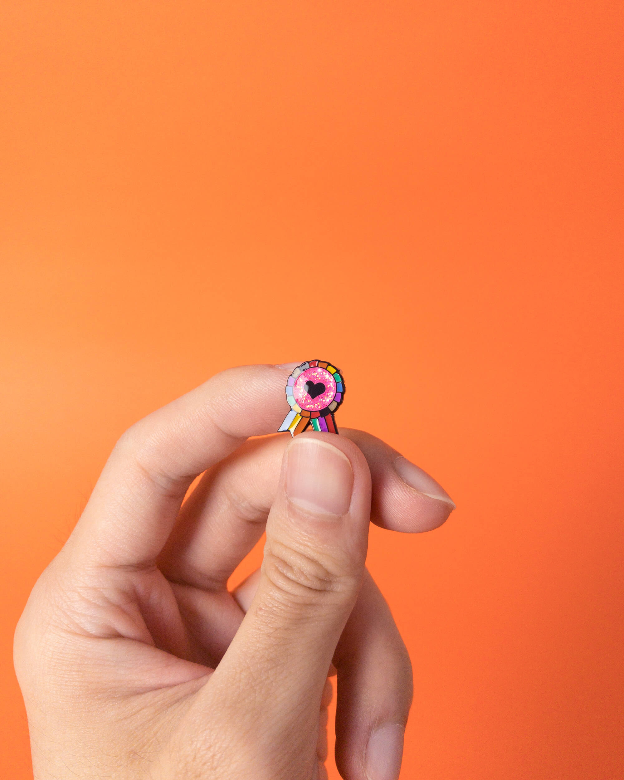 Inclusive LGBTQ+ Award Badge — enamel pin