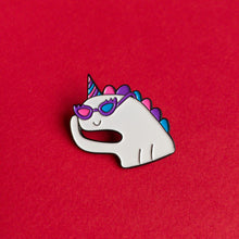 Load image into Gallery viewer, Oh bi unicorn — enamel pin