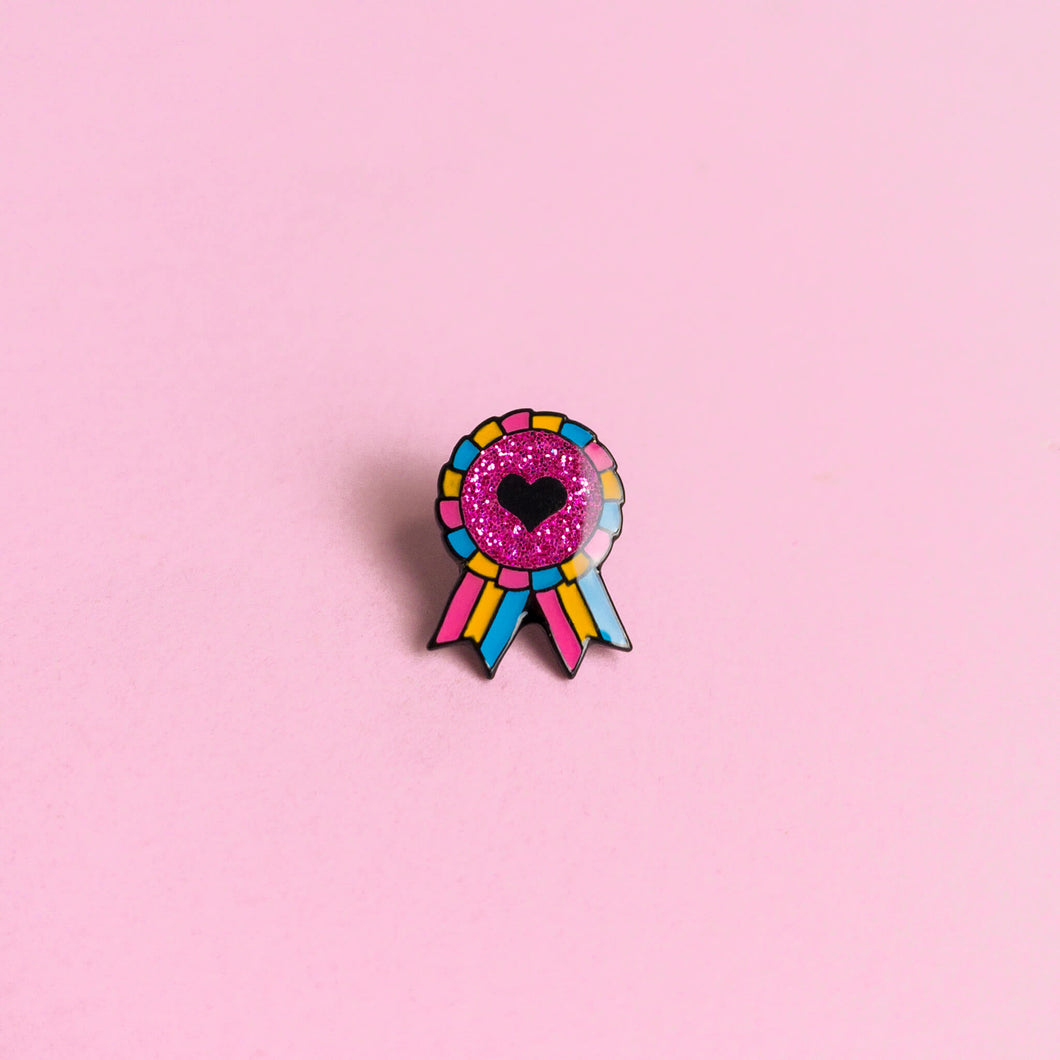 Pansexual Award Badge — enamel pin