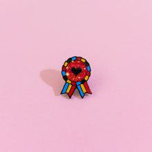 Load image into Gallery viewer, Polyamory Award Badge — enamel pin