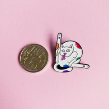 Load image into Gallery viewer, Kitty lover — enamel pin