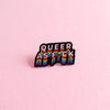 Queer AF — enamel pin