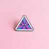 Queer eye (bisexual) — enamel pin