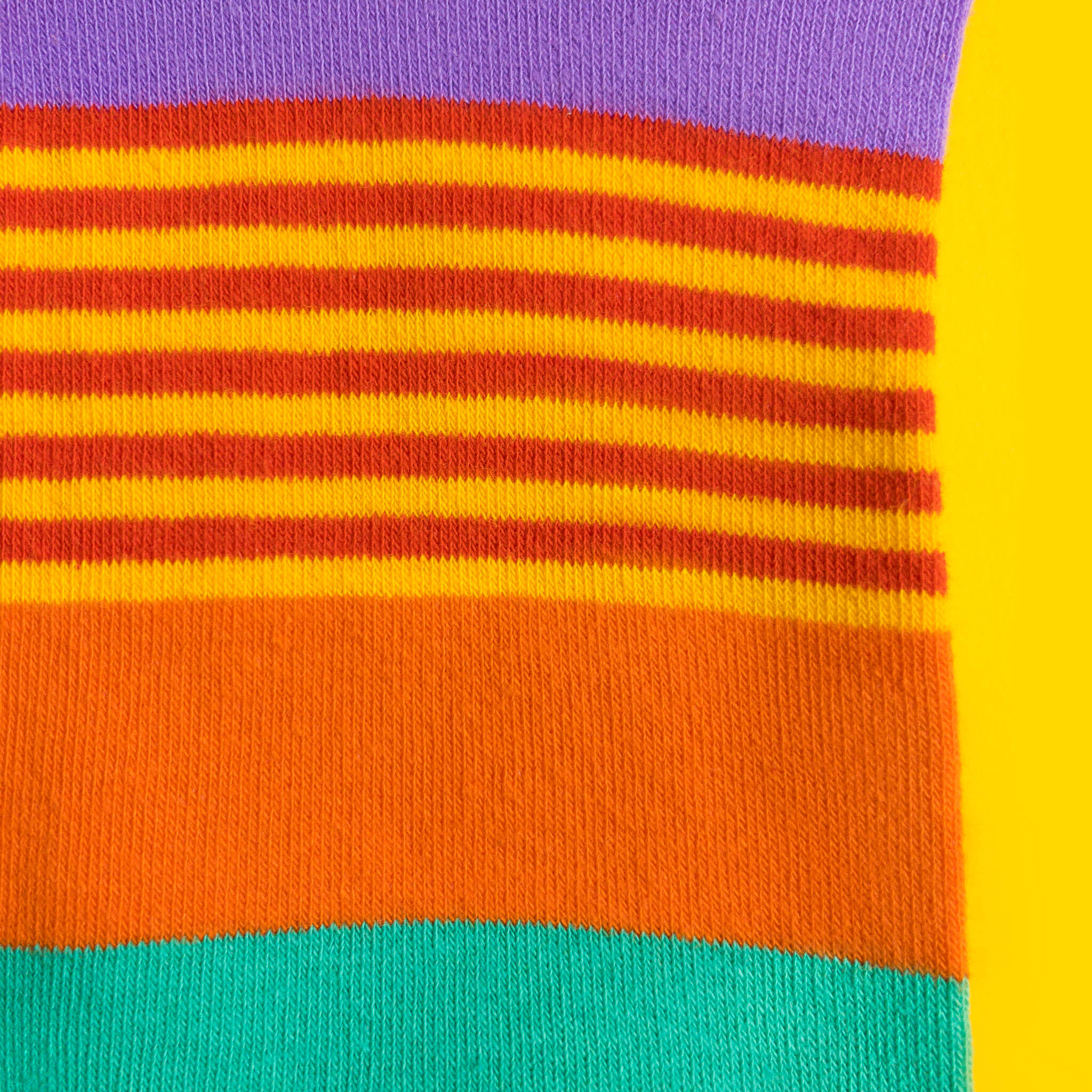 Rainbow stripes — socks