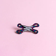 Load image into Gallery viewer, Scissors (bisexual) — enamel pin