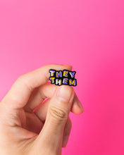 Load image into Gallery viewer, They / Them Pronouns — enamel pin