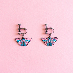 Transcendent butterfly — earrings
