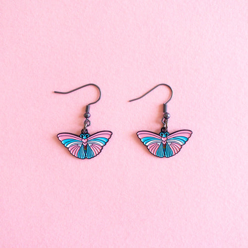 Transcendent butterfly — earrings