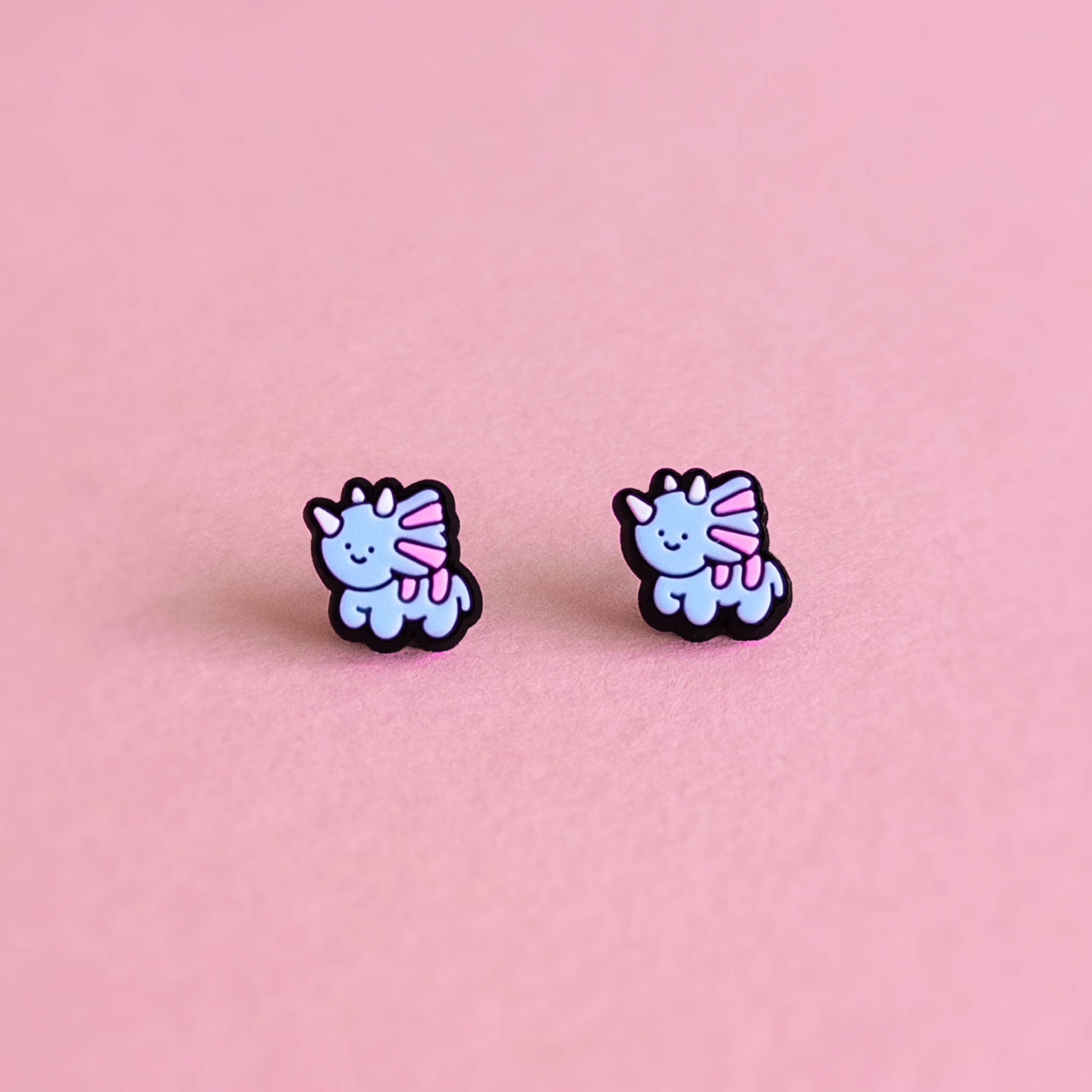 Transeratops — mini stud earrings