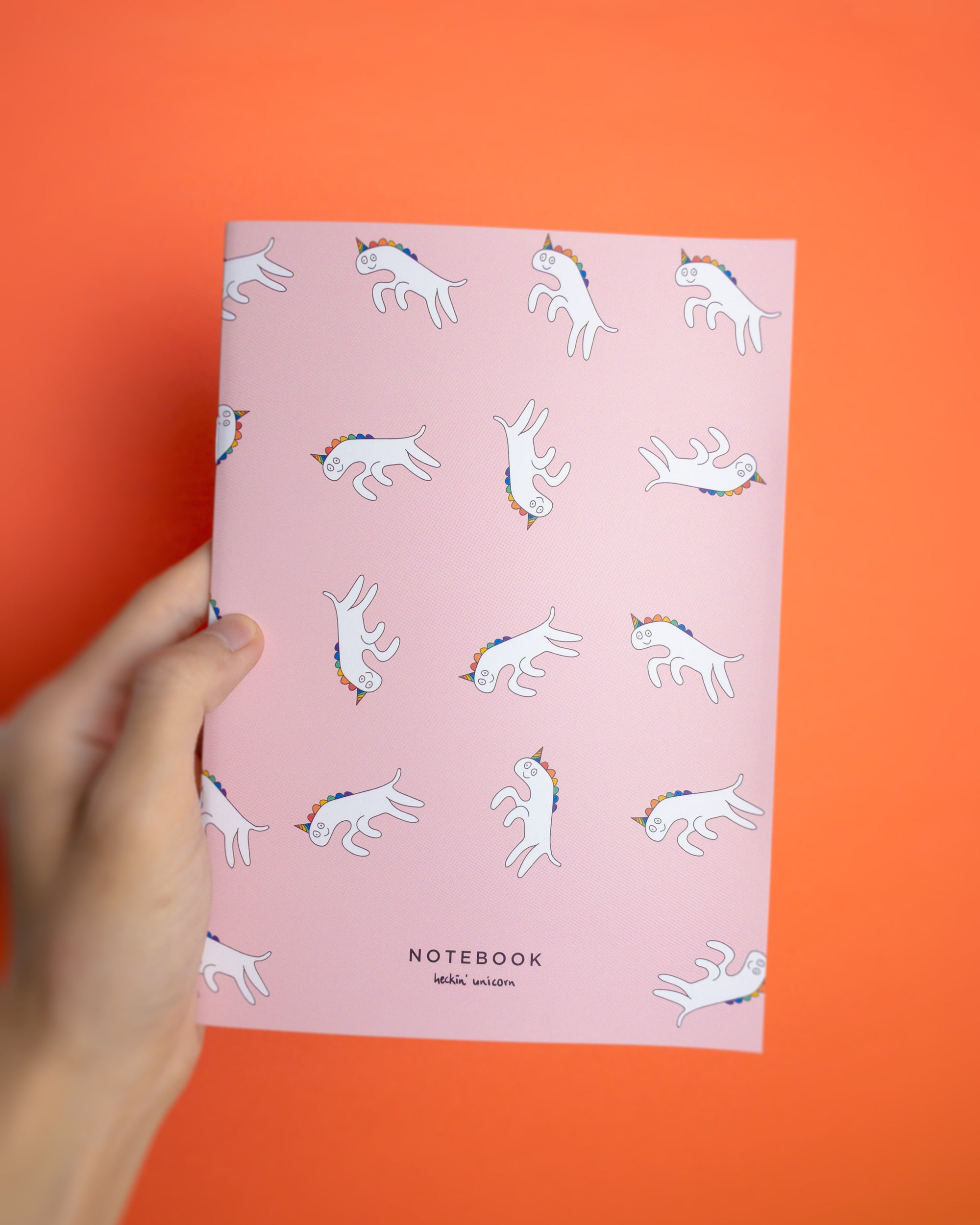 Unicorn LGBTQ+ notebook โ Heckin' Unicorn