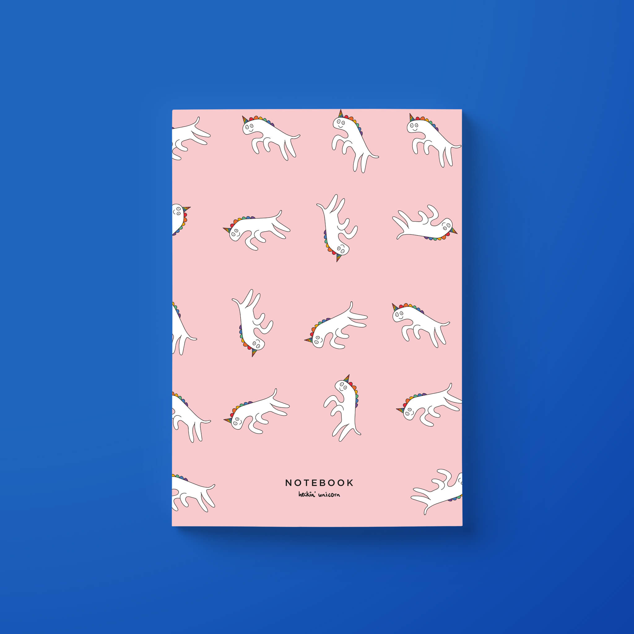 Unicorn LGBTQ+ notebook โ Heckin' Unicorn