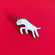 Load image into Gallery viewer, I’m a heckin’ unicorn — enamel pin