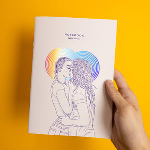 Women in love (rainbow foil) notebook